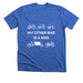 My Other Bike is a Bike Tee, a Heather True Royal Premium Unisex Tee