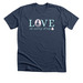 Support La Leche League, a Heather Navy Premium Unisex Tee