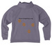 The Vintage Dog Hoodies & Jackets, a Cosmic Purple Allmade Women?s Organic CVC Zip-Up Hoodie (back-view)