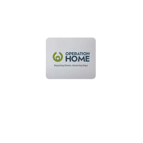 "Doing Good Work" Mouse Pad, a White Full Color Mouse Pad
