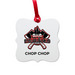 MN Lumberjocks Ornament, a White Aluminum Square Ornament
