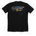 Ukraine Fight Like Ukrainians Shirt, a Solid Black Blend Premium Unisex Tee (back-view)