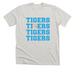 TIGERS!, a Heather Cement Premium Unisex Tee
