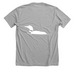 Abrams Pond Association, a Athletic Heather Premium Unisex Tee (back-view)