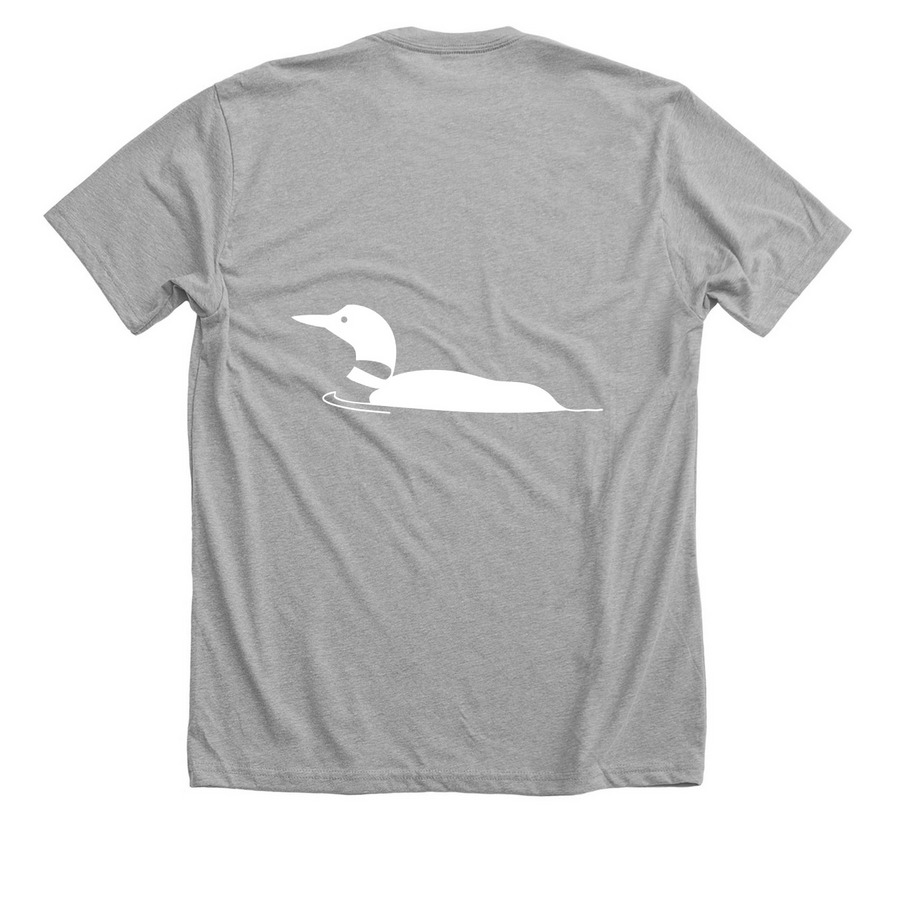 Abrams Pond Association, a Athletic Heather Premium Unisex Tee (back-view)