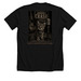 JOHNNY CRASH, a Solid Black Blend Premium Unisex Tee (back-view)