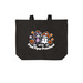 ? Spooky Friends Tote&nbsp;, a Deep Black Cotton Canvas Tote Bag