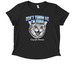 Don't Touch Me I'm Feral (Triblend)&nbsp;, a Deep Black Allmade Eco Triblend Women?s Scoop Neck Tee