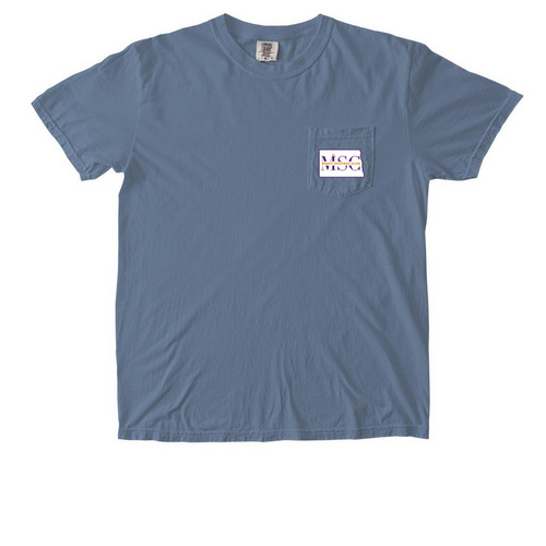 Sept Social Pocket Tee, a Blue Jean Comfort Colors Pocket Tee