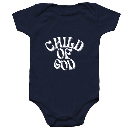 Child of God - Infant&nbsp;, a Navy Infant Onesie