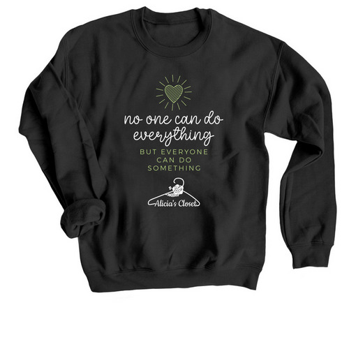Everyone Can Do Something - FC Awareness&nbsp;, a Black Crewneck Sweatshirt