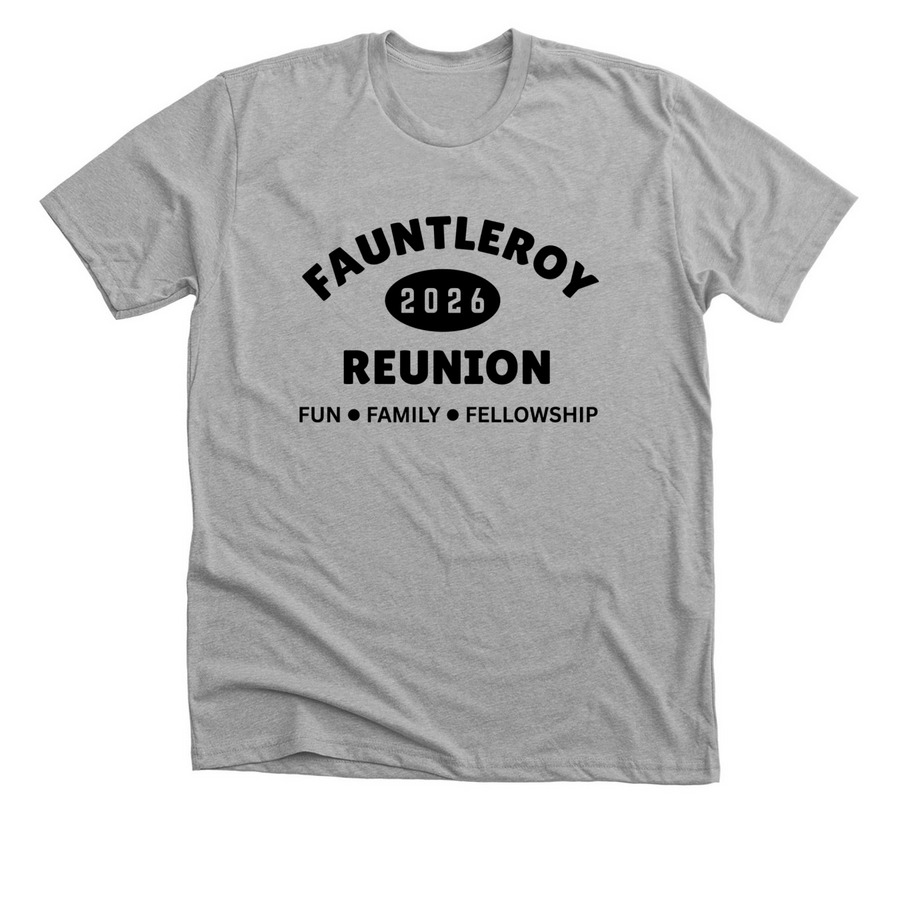 Fauntleroy Family Reunion 2026 Merch, a Athletic Heather Premium Unisex Tee