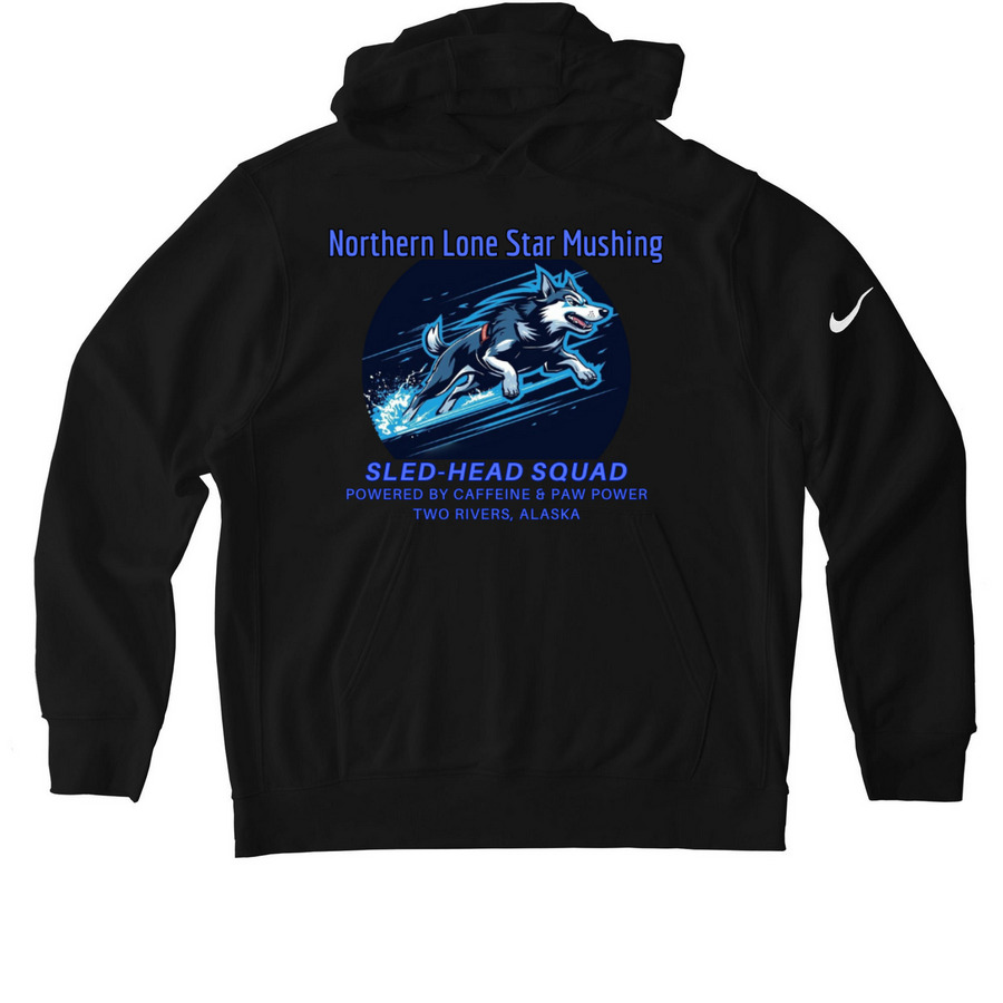 Season Two Design, a Black Nike Club Fleece Pullover Hoodie