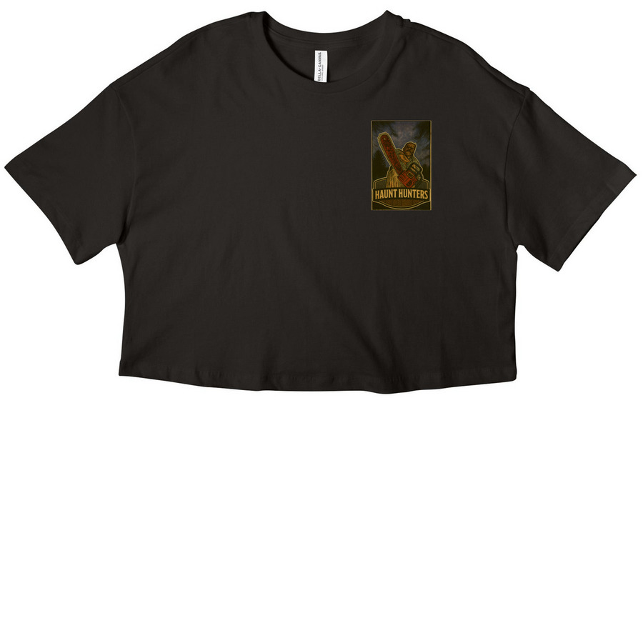 O.G. Haunt hunters merch, a Black Women?s Cropped Cotton Tee