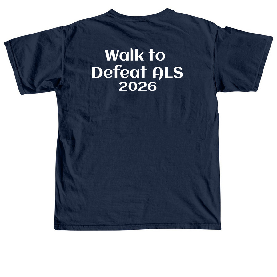 Grampy Dave's Bonsai Army, a True Navy Comfort Colors Unisex Tee (back-view)