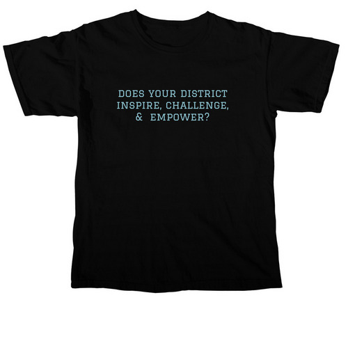 Our District Does, a Black Comfort Colors Unisex Tee