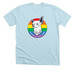 Ay Chihuahua Rescue - Rainbow, a Heather Ice Blue Premium Unisex Tee