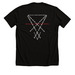 Cvlts, a Solid Black Blend Premium Unisex Tee (back-view)