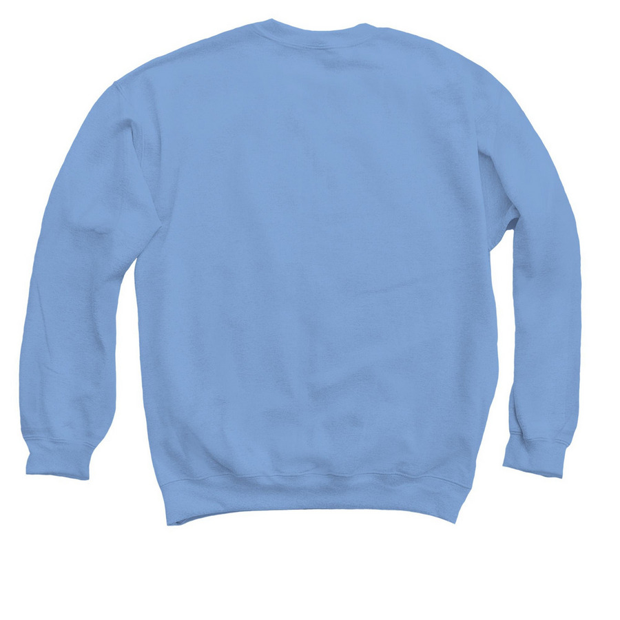 Simple Logo Sweatshirt, a Carolina Blue Crewneck Sweatshirt (back-view)
