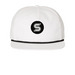 OG Logo in Black, a White/ Black Printed Umpqua Snapback Cap