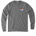 Harvest Moon, a Aluminum Grey Allmade Eco Triblend Long Sleeve Tee