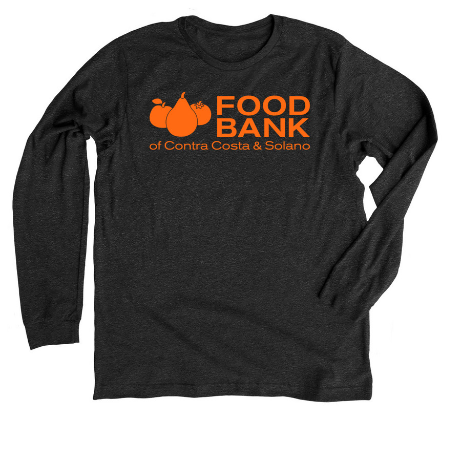 Hunger Action Month Grey, a Dark Grey Heather Premium Long Sleeve Tee