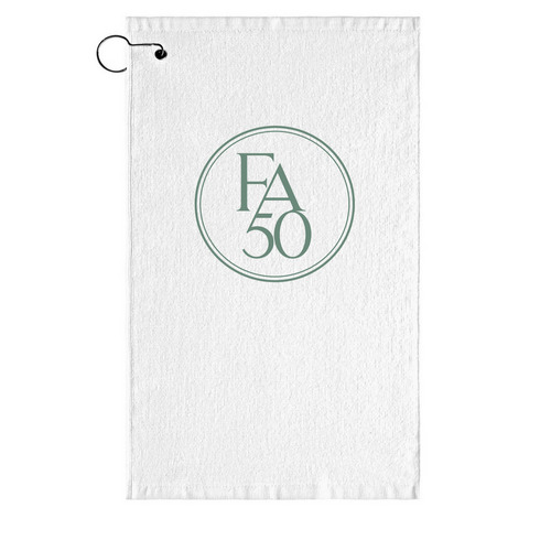 Golf Towel, a White Golf Towel