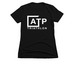 ATP Triathlon, a Black Women's Slim Fit Tee