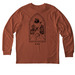 God Comes Where He's Wanted, a Heritage Brown Stanley/Stella Unisex Creator 2.0 Long Sleeve Tee (back-view)