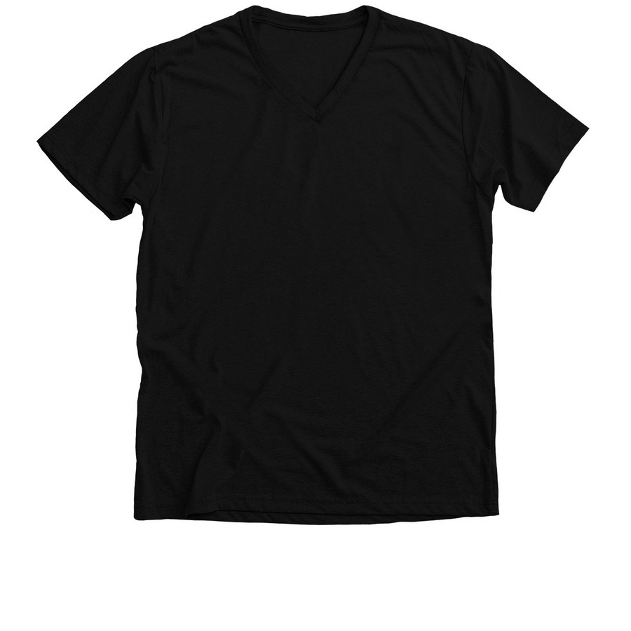 Got Your Back, a Solid Black Blend Premium V-Neck Tee