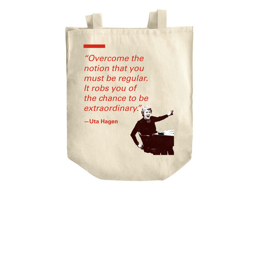 HB Tote, a Natural Over-the-Shoulder Shopping Tote Bag (back-view)