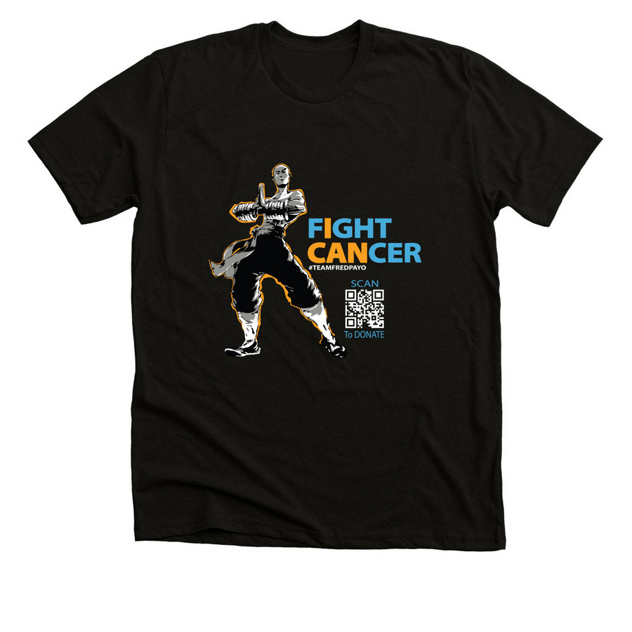 Fueling Fred?s Fight Against Cancer, a Solid Black Blend Premium Unisex Tee