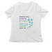 PWS Advocate Who NEVER GIVES UP!, a White Women's Relaxed V-Neck Tee
