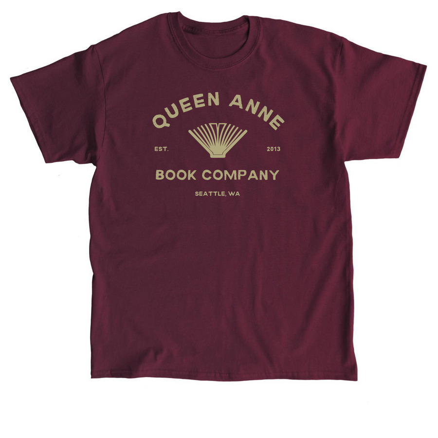 Queen Anne Book Company - Classic T, a Maroon Classic Unisex Tee