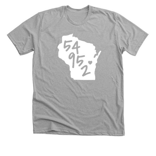 54952 Love, a Athletic Heather Premium Unisex Tee