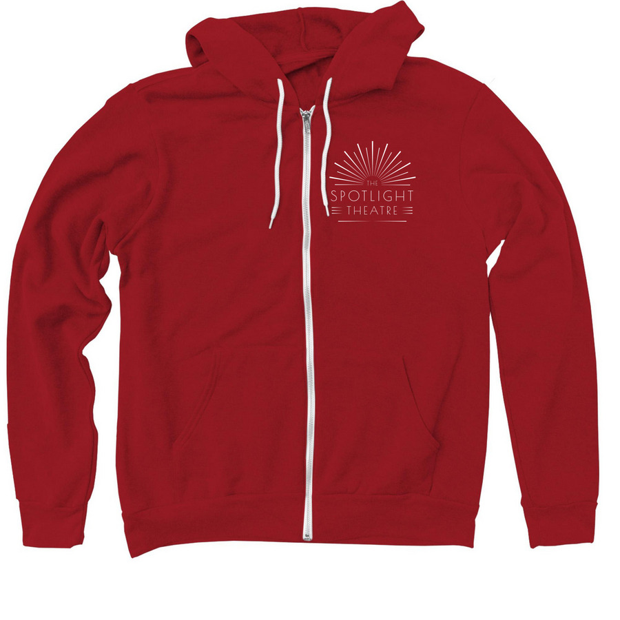 Westside Story, a Red Zip Up Hoodie