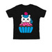 uni cupcake, a Solid Black Blend Premium Youth Tee