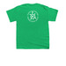 Turtle Tea with TTPG Podcast, a Irish Green Youth Unisex Tee (back-view)