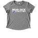 Dear Jack T-Shirt (White Logo), a Aluminum Grey Allmade Eco Triblend Women?s Scoop Neck Tee