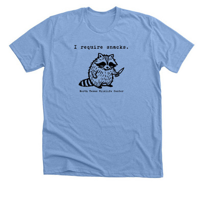 I required snacks, a Heather Carolina Blue Premium Unisex Tee