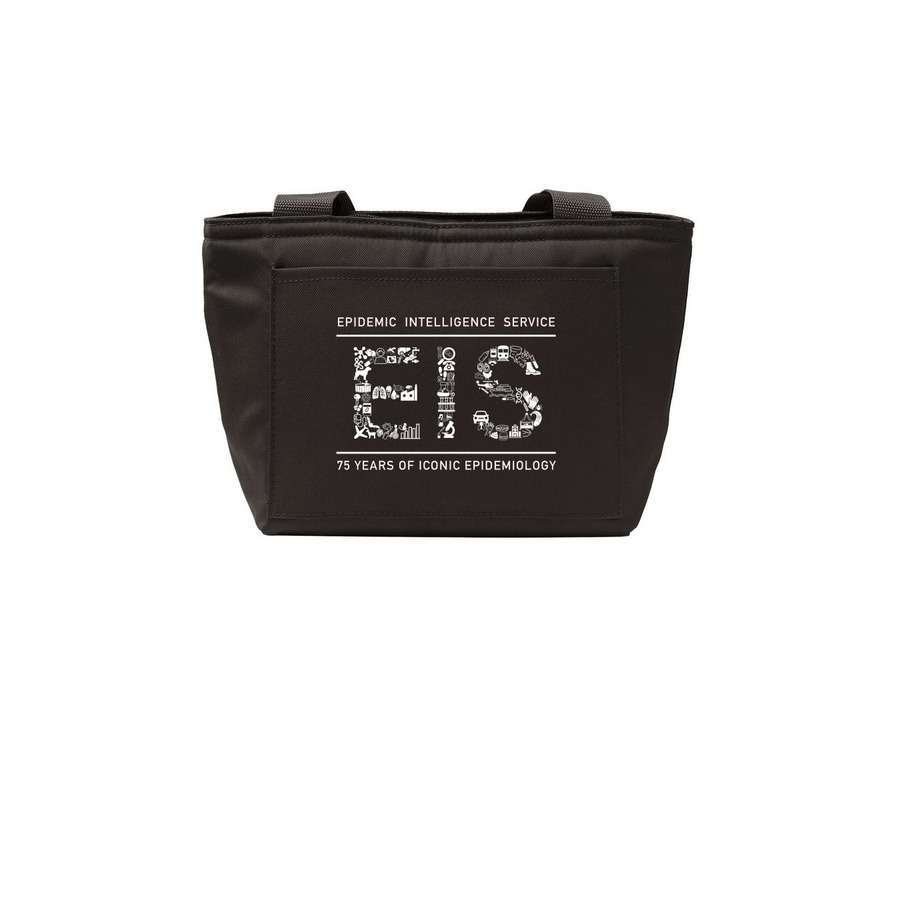 EIS 75th Anniversary Lunch Tote, a Deep Black Insulated Lunch Tote