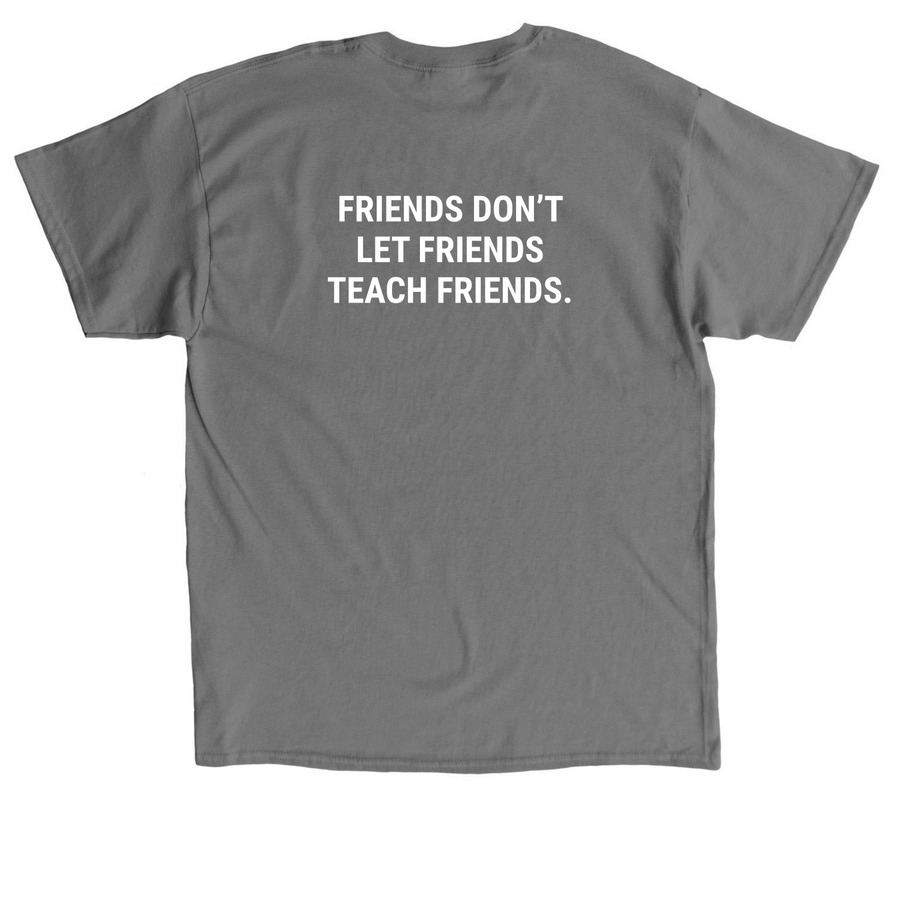 GO WITH A PRO Shirts, a Charcoal Classic Unisex Tee (back-view)