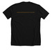NCGT, a Solid Black Blend Premium Unisex Tee (back-view)