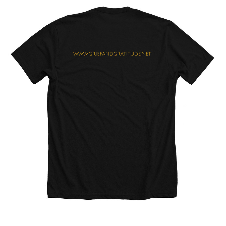 NCGT, a Solid Black Blend Premium Unisex Tee (back-view)