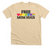 Free Mom Hugs, a Heather Soft Cream Premium Unisex Tee