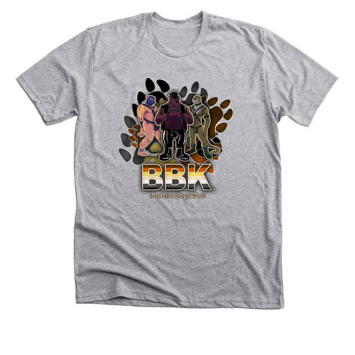 BBK, a Athletic Heather Premium Unisex Tee