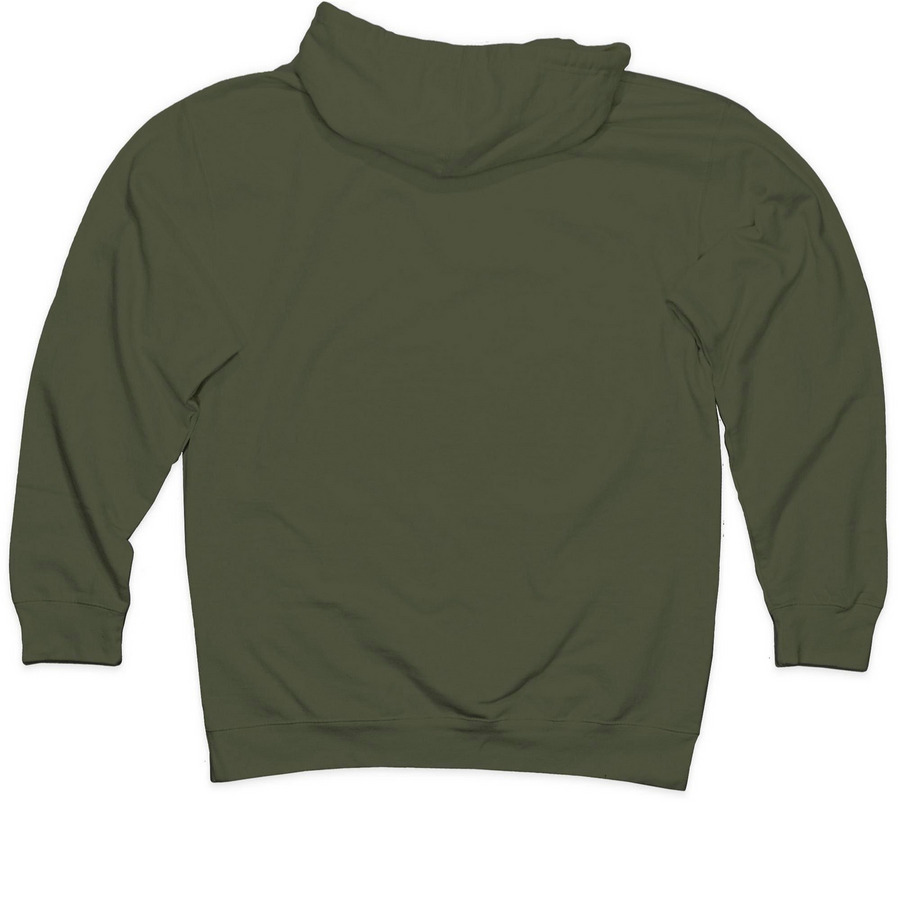 HWBM: Wrestle, a Army Midweight Pullover Hoodie (back-view)
