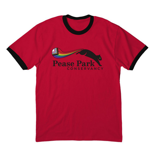 ? Pride Picnic, a Red/ Jet Black Cotton Ringer Tee
