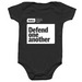 Baby Defenders, a Black Infant Onesie