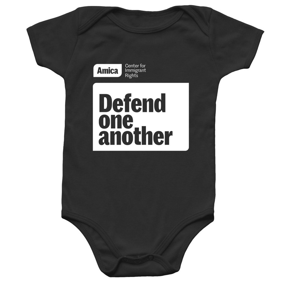 Baby Defenders, a Black Infant Onesie
